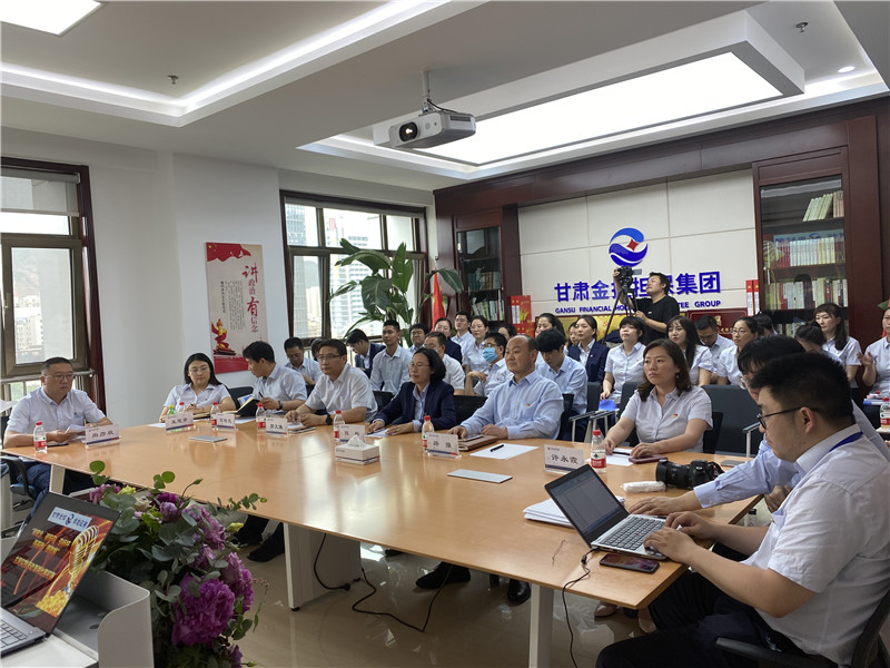 甘肅金控擔保集團組織舉辦 轉觀念、破積習、追標桿、強基礎、提效能”主題實踐活動演講比賽第三組初賽